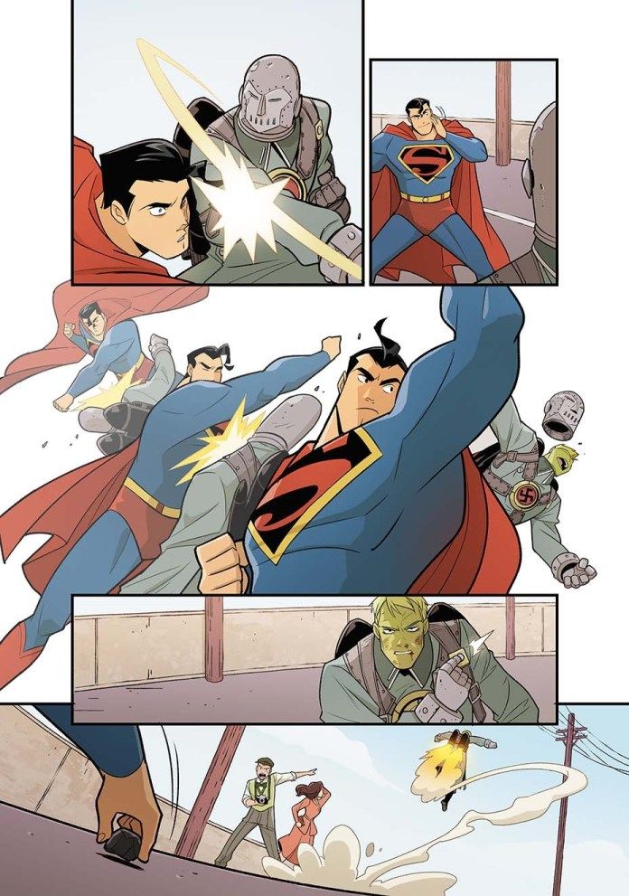 Superman Smashes the Klan by Gene Yang and Gurihiru [Credit: DC Comics]