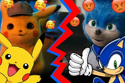 Pikachu and Sonic 