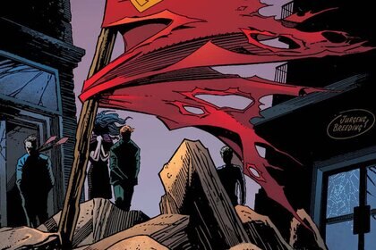 The Death of Superman Comic Cover Header CX