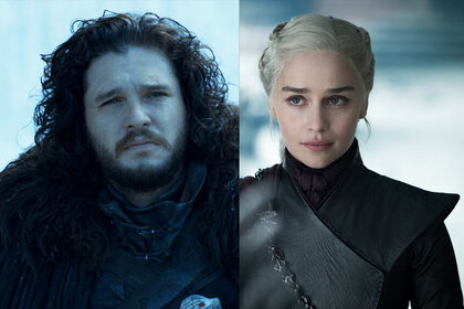 Jon Snow and Daenerys in Season 8 of Game of Thrones