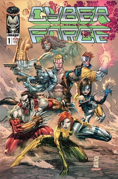 Cyber Force Comic Cover PRESS