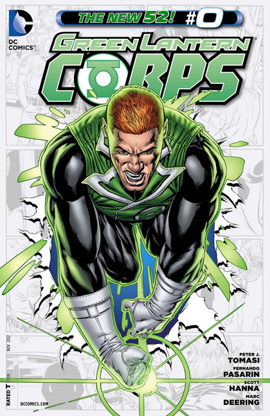 Guy Gardner Green Lantern Corps cover