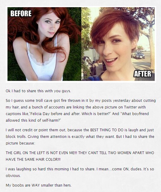 Felicia Day Hilariously Owns This Dude Who Attacked Her For