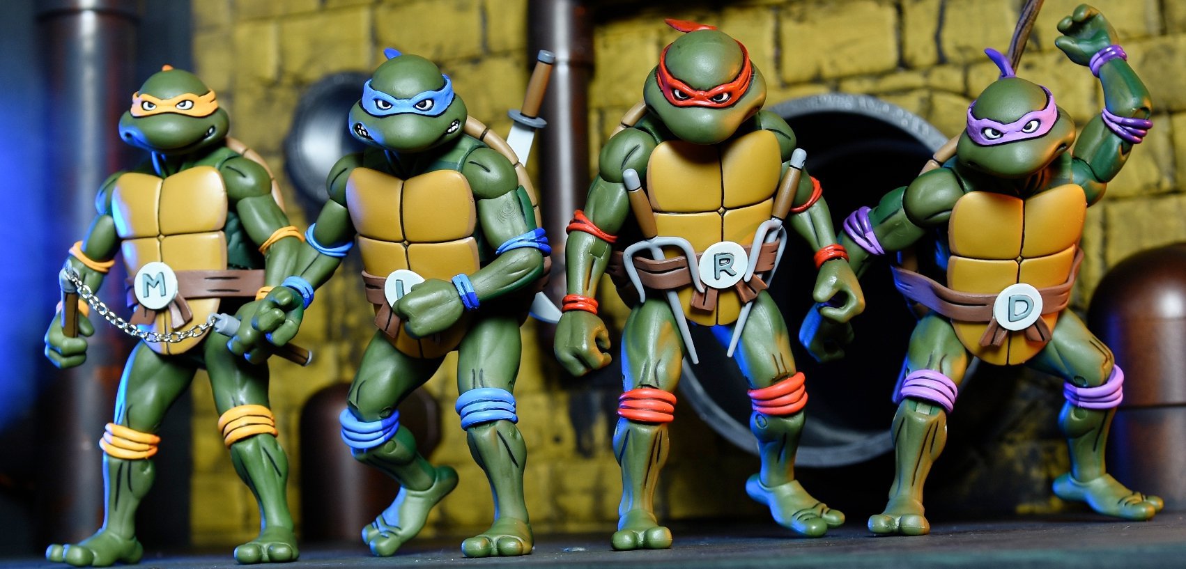 teenage mutant ninja turtles action figures 1990s