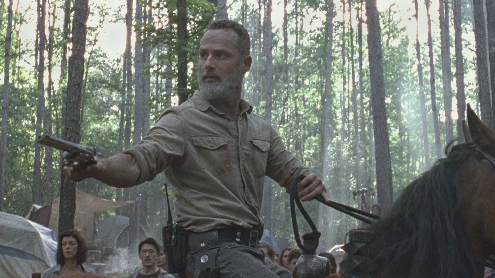 Rick Grimes Frightened Horse Prompts Hilarious Responses From The