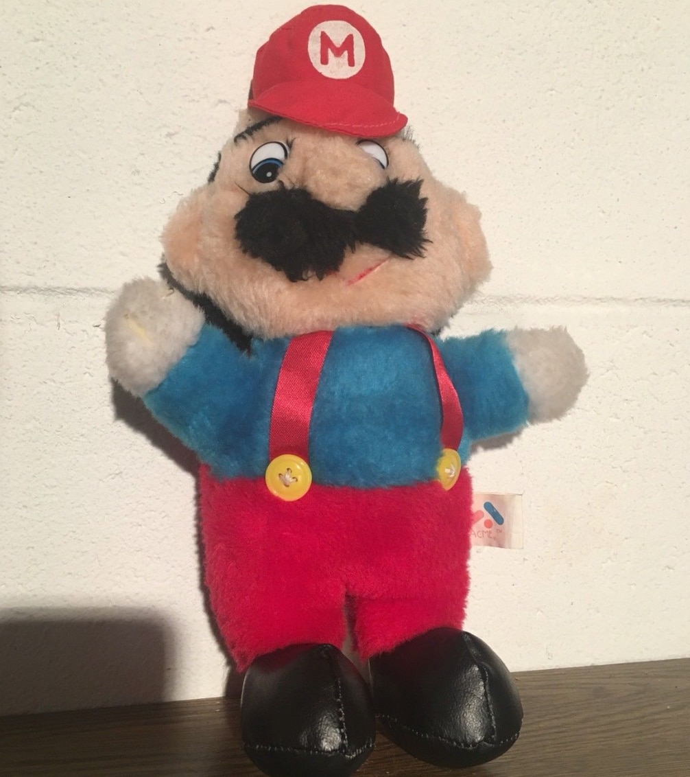 mario fuzzy plush