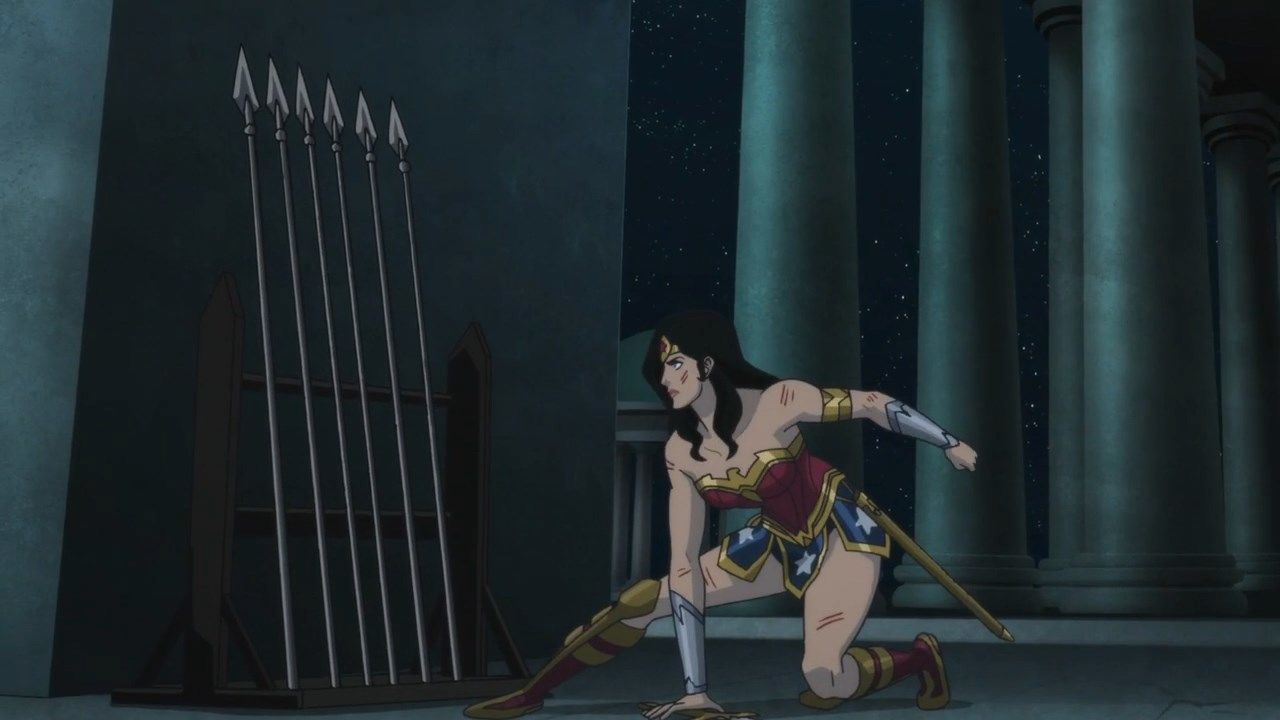 Wonder Woman first fight scene Wonder Woman Bloodlines 2019 