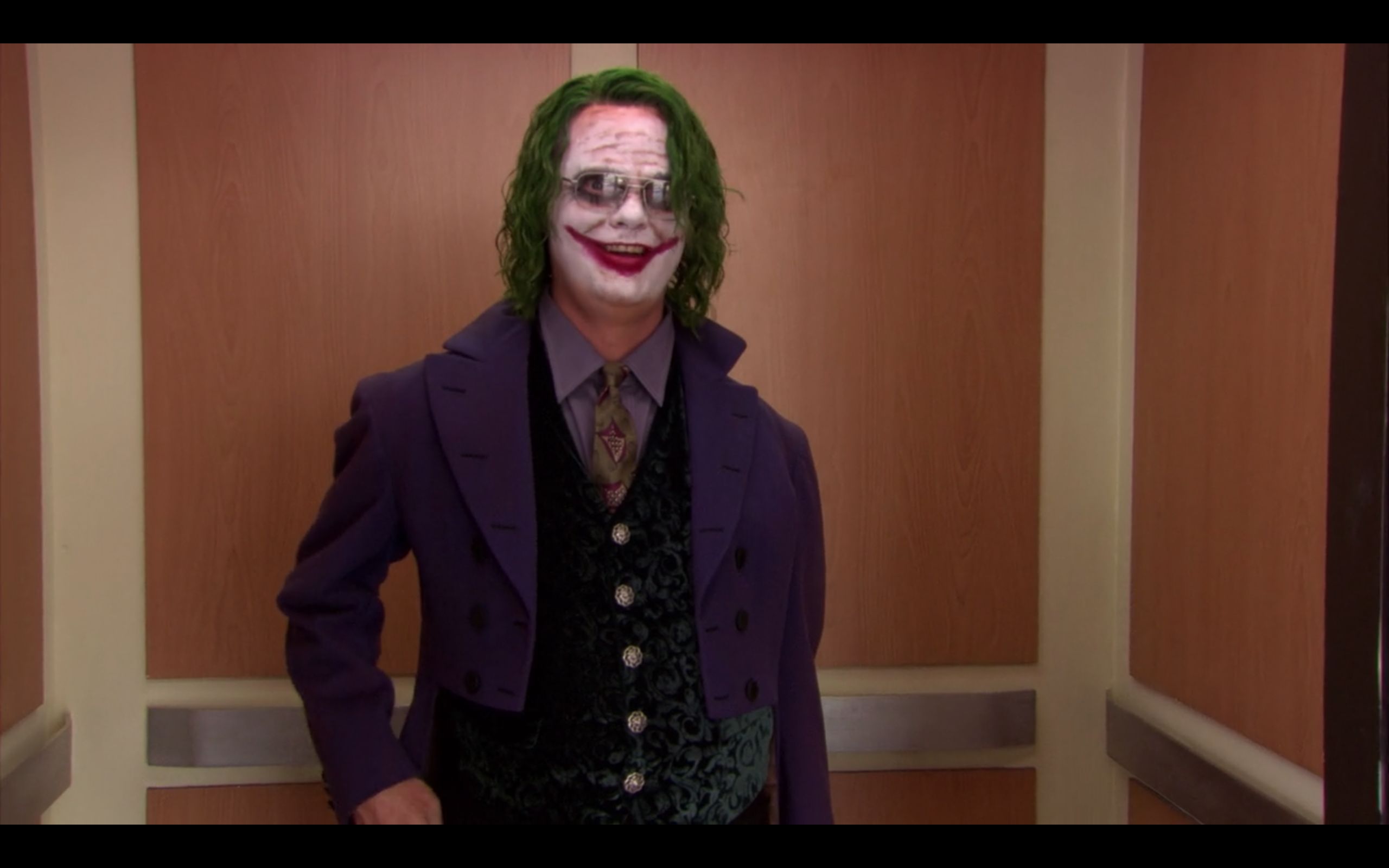 Dwight schrute as the joker