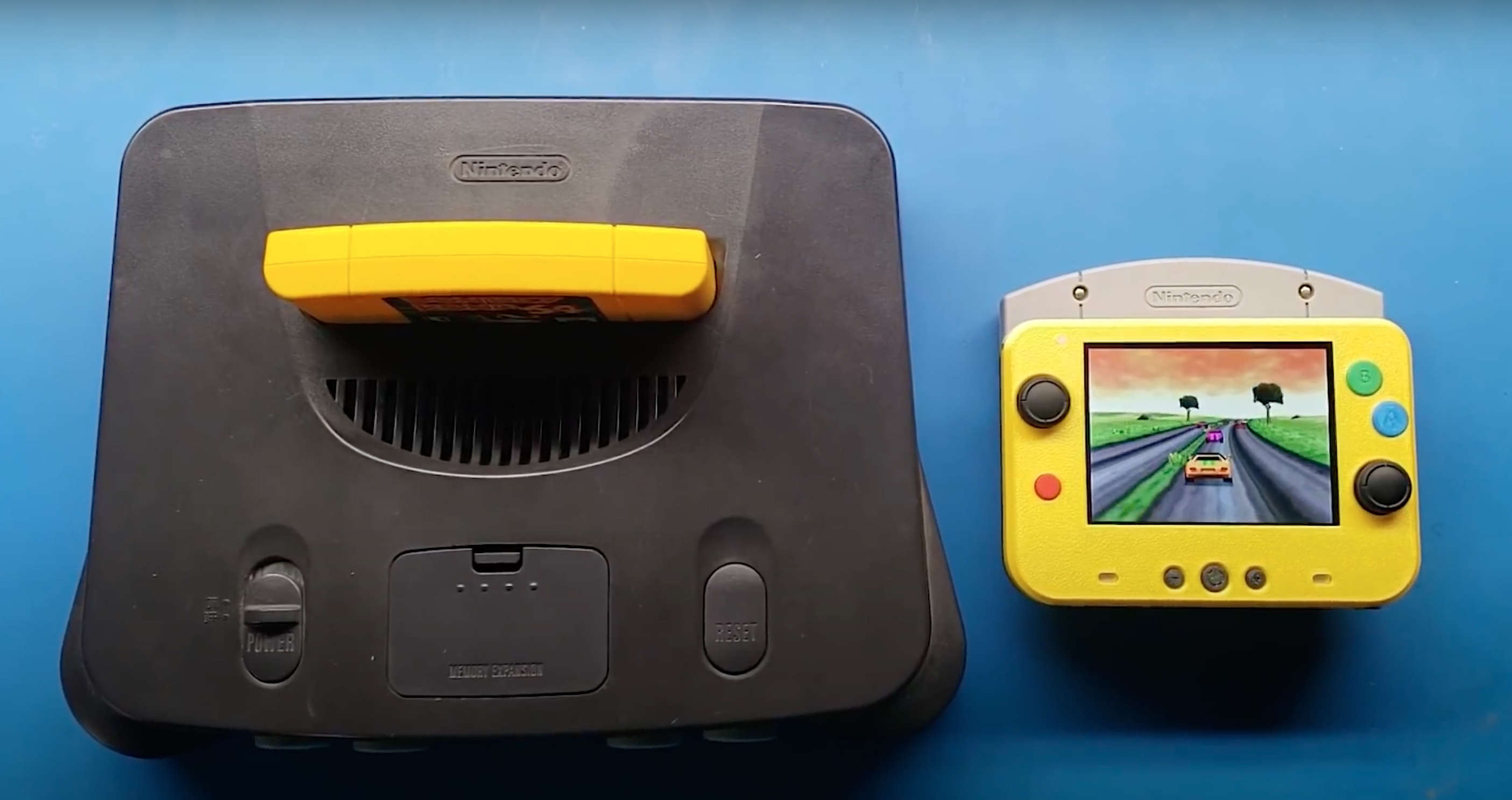 Nintendo 64 recreated in modder's tiny 3D printed portable console