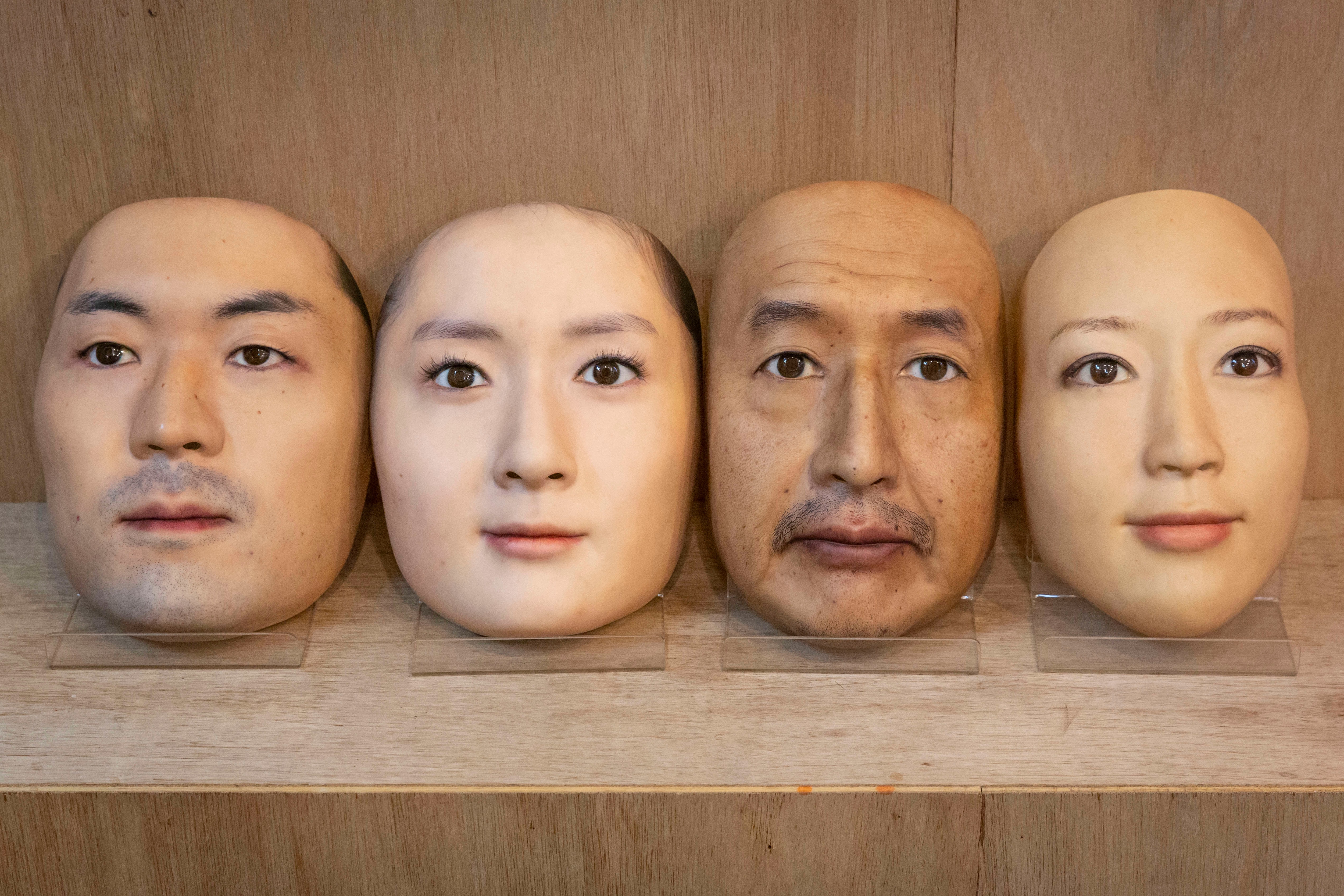 Zaailing Terugroepen Helder op Lifelike 3D printed masks from Shuhei Okawara are realistic human face  clones | SYFY WIRE