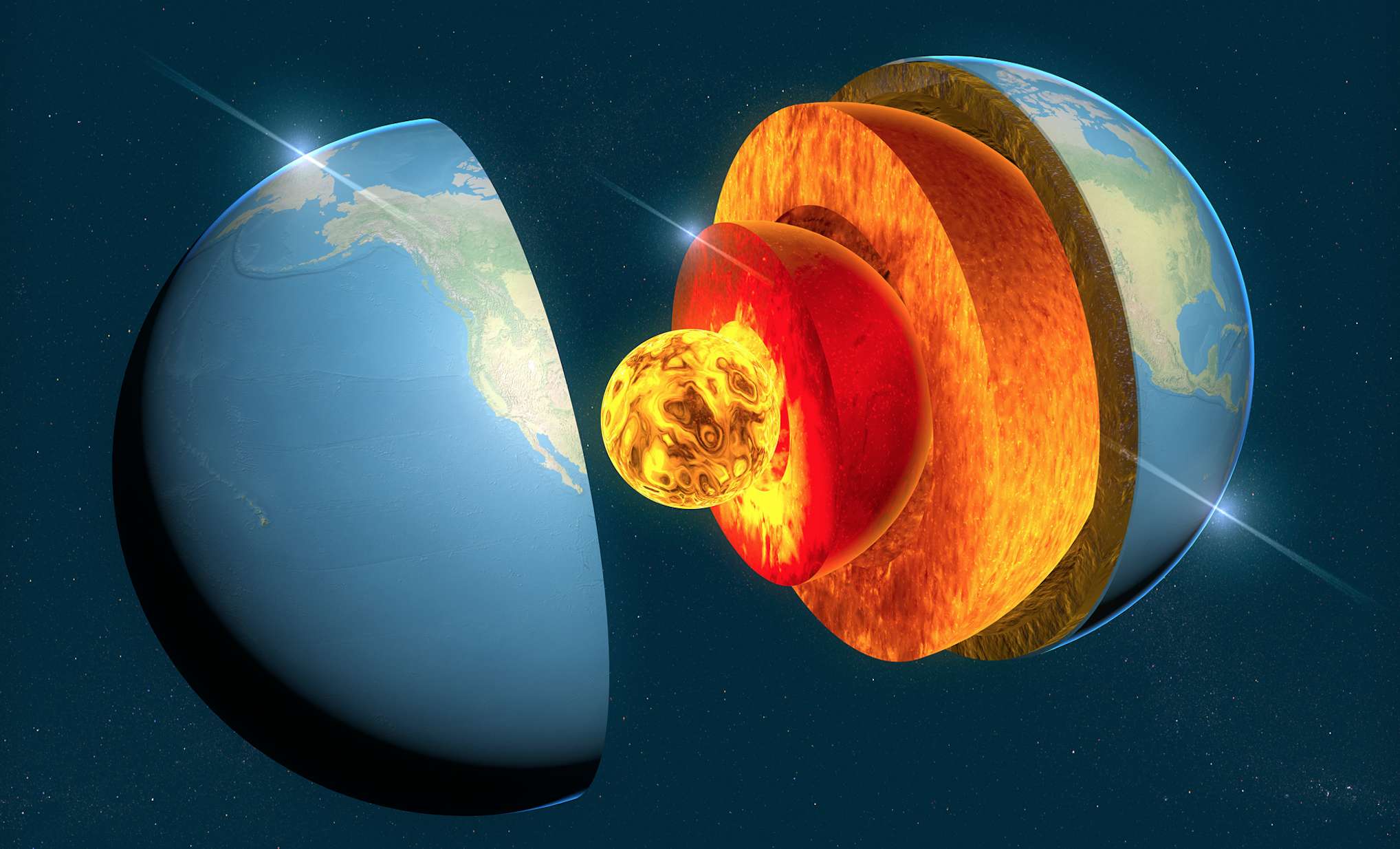 A New Report Shows That Earth s Core Is Growing In A Non uniform Way 