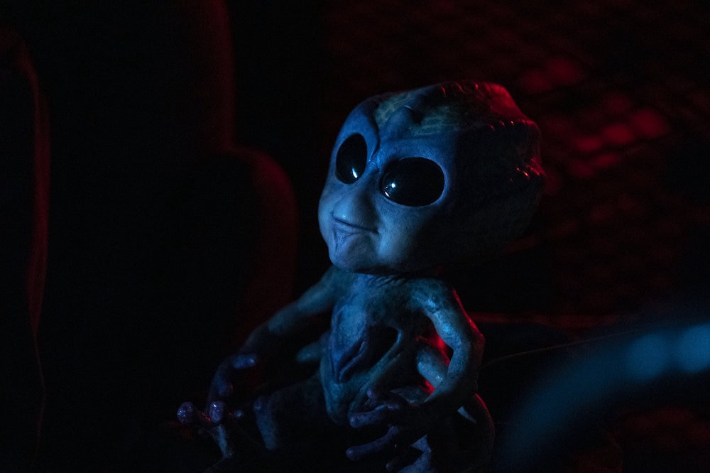 Resident Alien Was the baby alien a puppet or CGI? Or both? SYFY WIRE