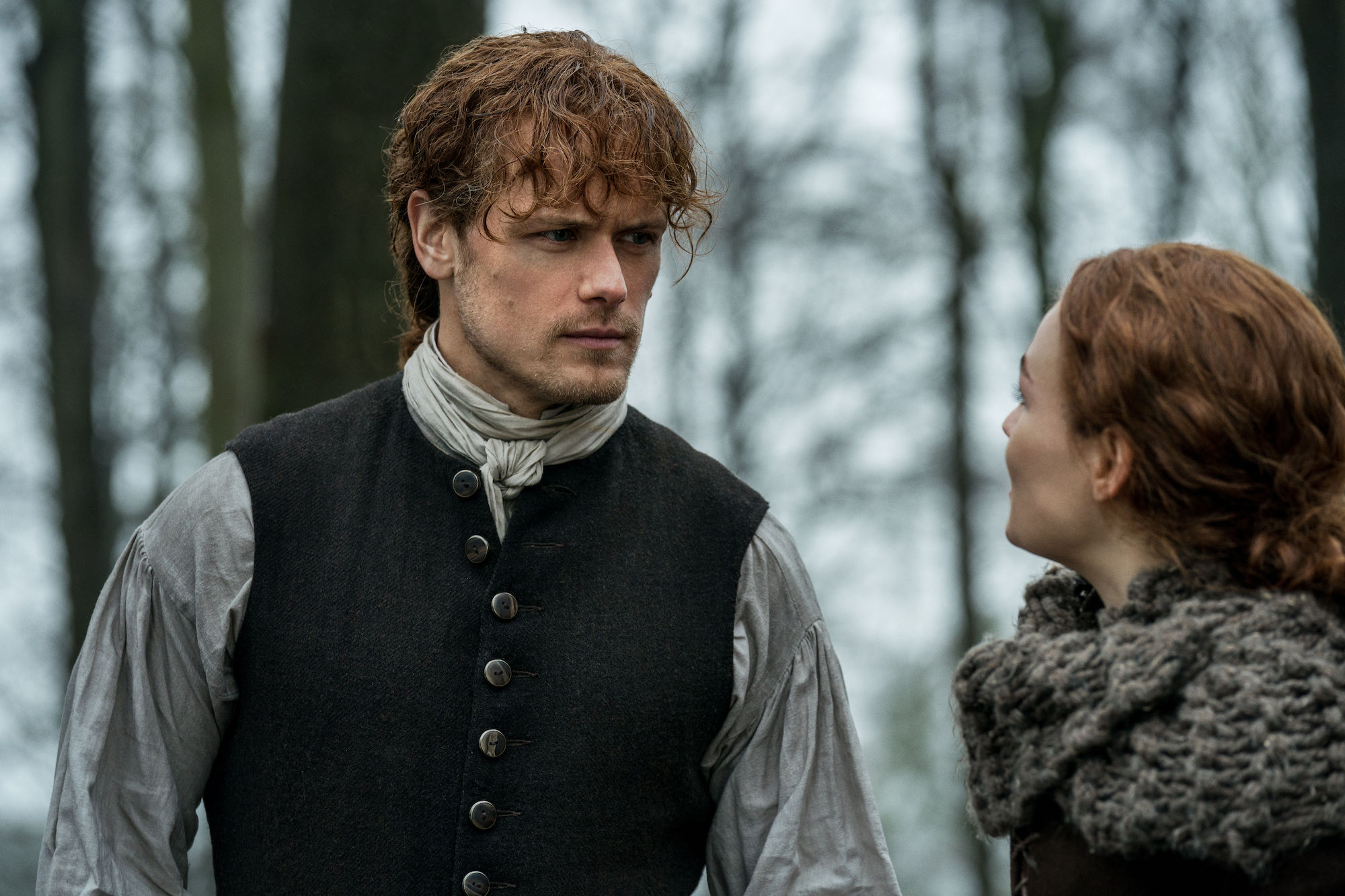 Outlander Sam Heughan Fought Unnecessary Full Frontal Scene Syfy Wire