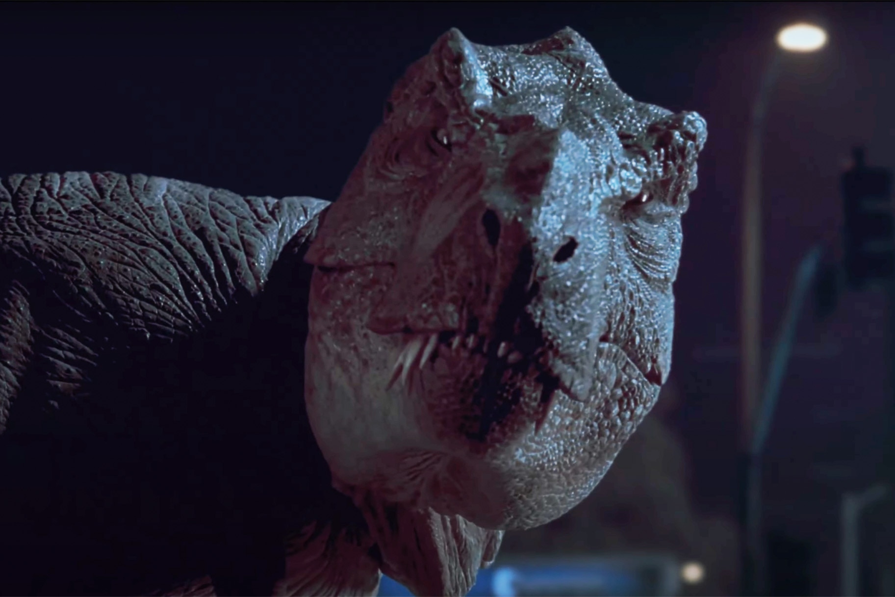 A T. Rex appears in The Lost World: Jurassic Park (1997).