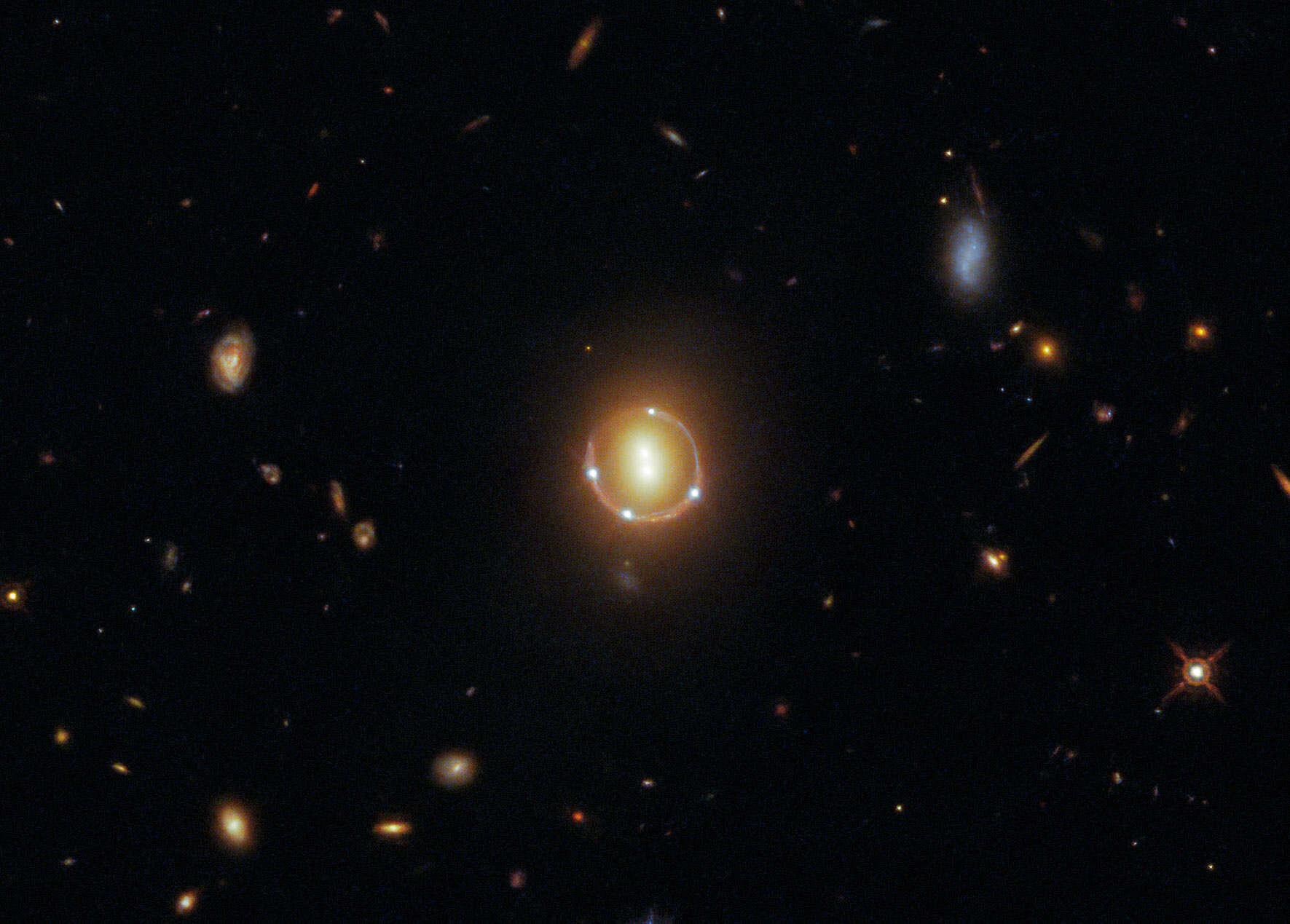 quasar hubble law