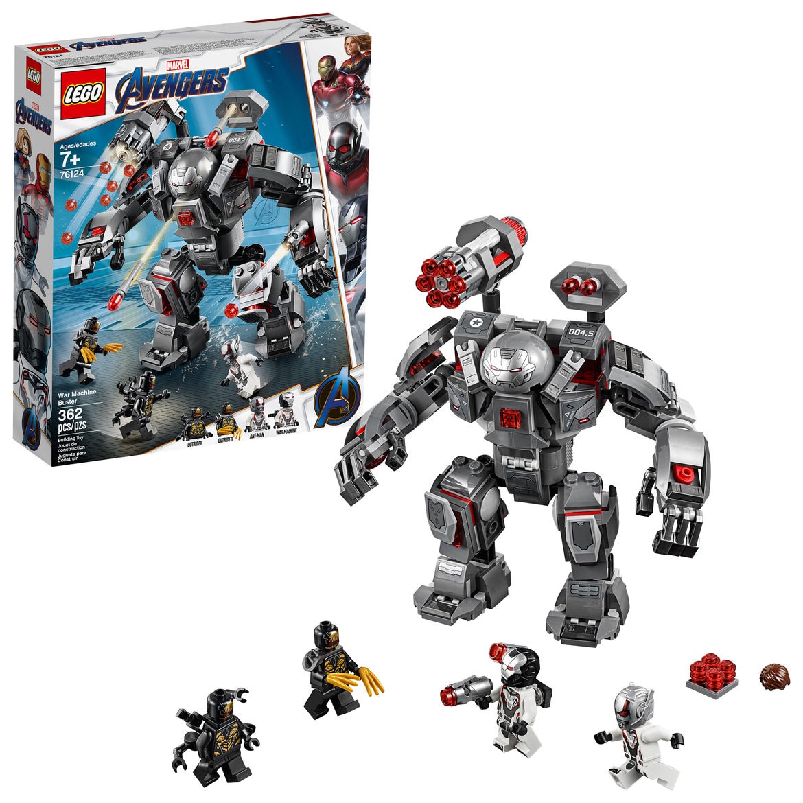 Avengers Endgame Lego Sets Tease Souped Up War Machine