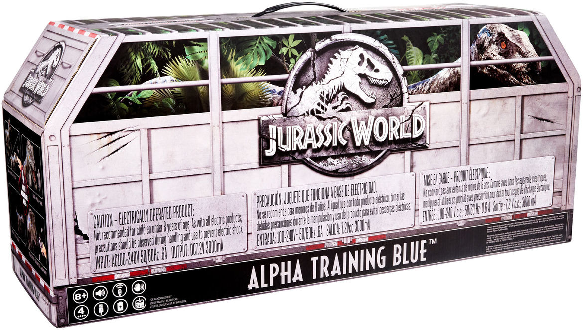 jurassic world alpha training blue remote control velociraptor