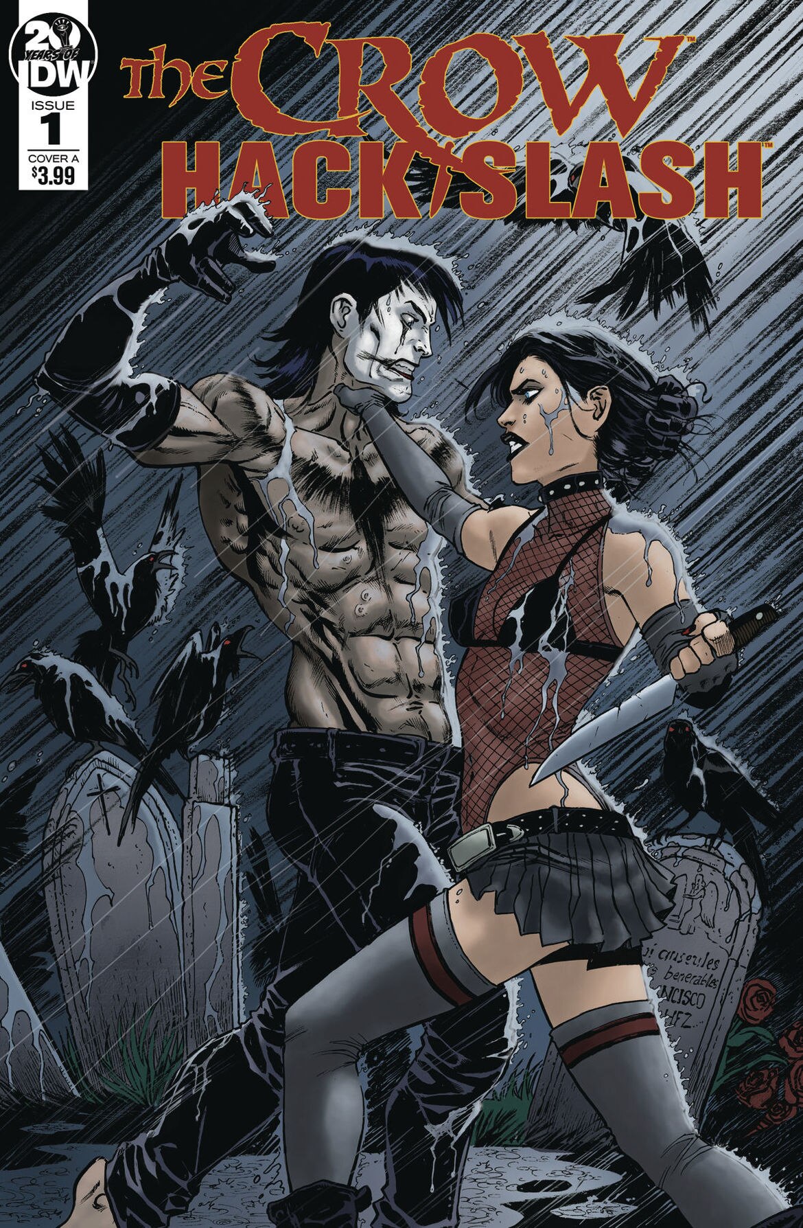 Hack Slash Clashes With The Crow In Idw S Haunting New Crossover