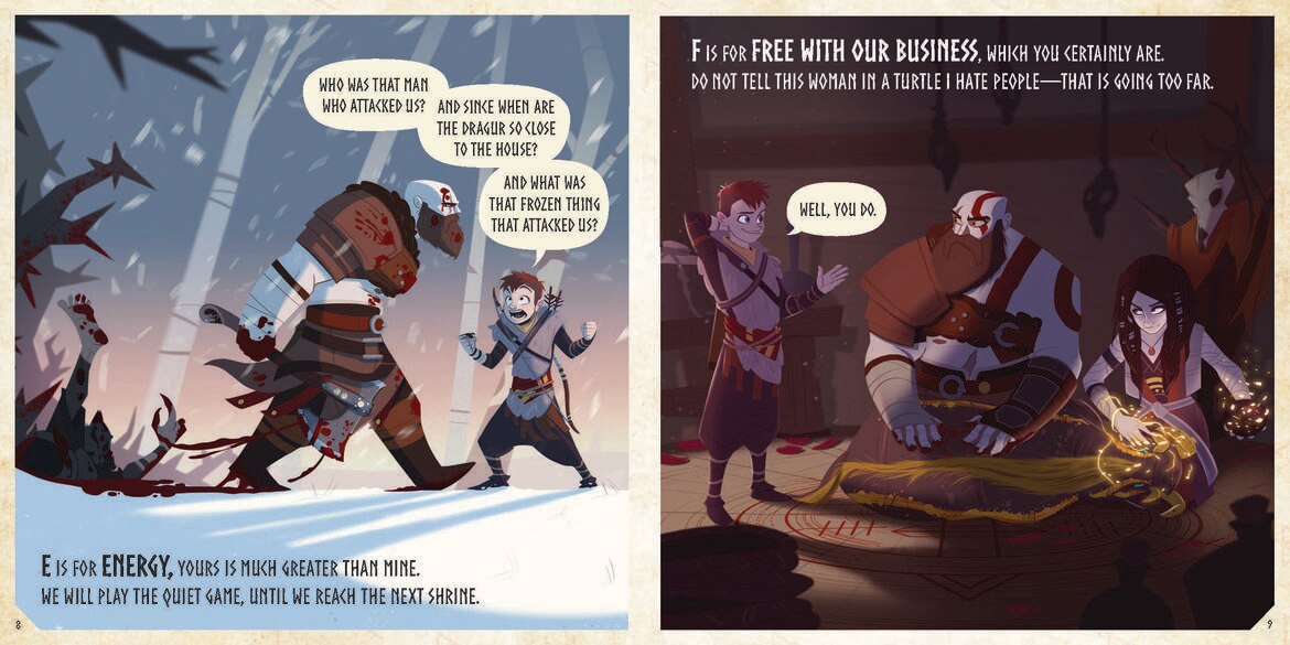 God Of War: B Is For Boy Storybook - Kratos Gets Cute In First Look