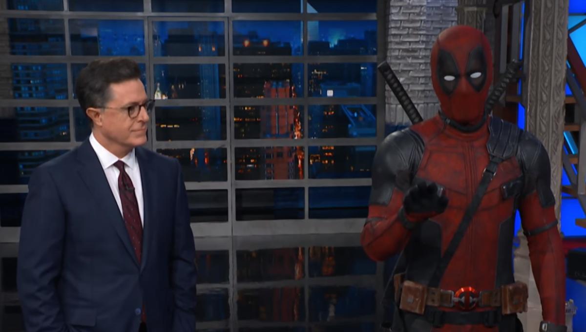 Watch Deadpool Take Over The Late Show To Mock Donald Trump