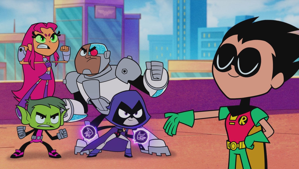 The Teen Titans Go! crew created a personalized birthday message for a ...