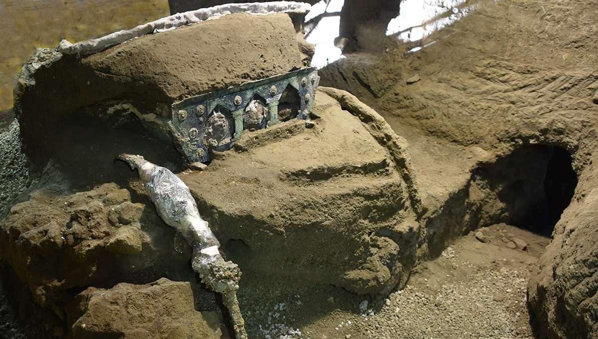 Ceremonial Chariot Discovered At Pompeii Is Remarkably Intact