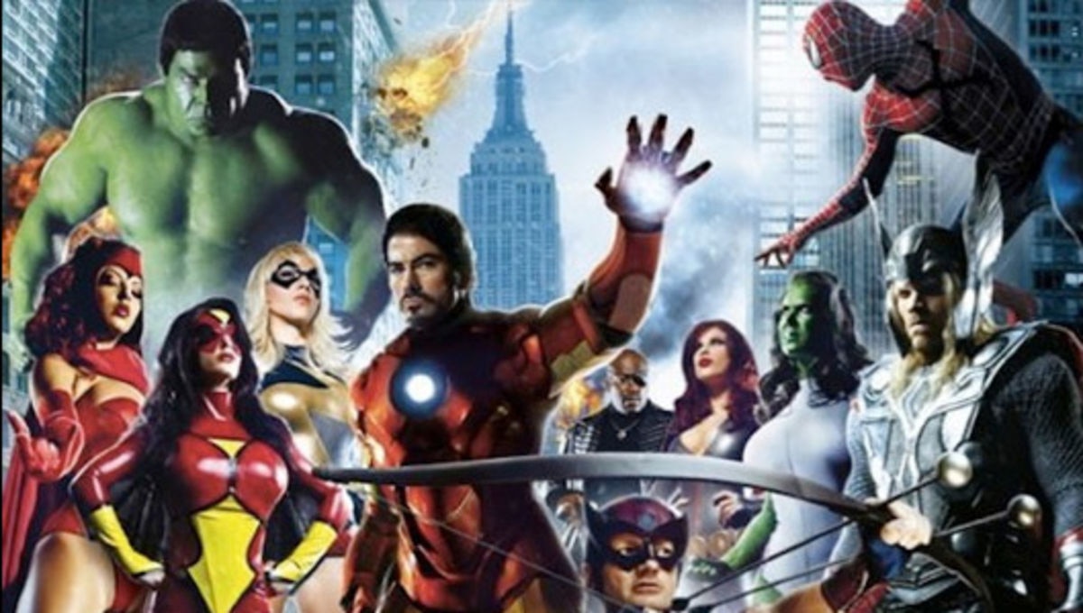 1200px x 680px - Avengers(?) assemble in hilarious - and SFW - porn parody ...