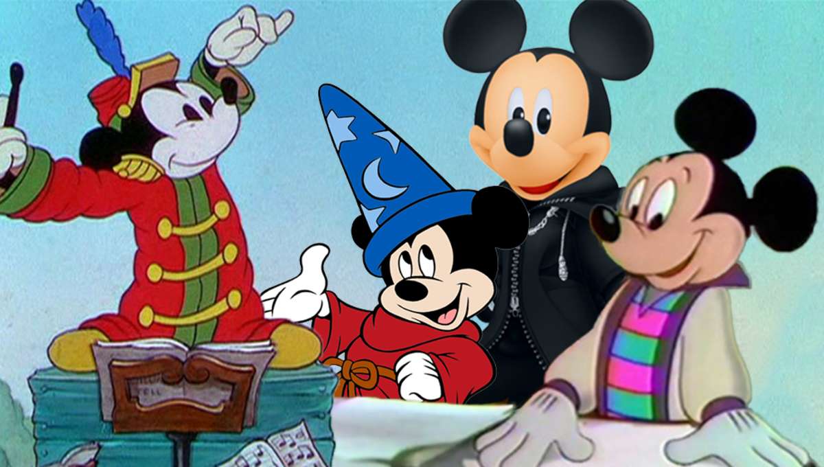 what does mickey mouse wear