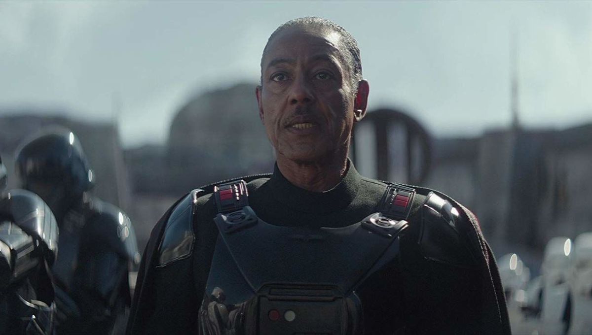 Giancarlo Esposito previews Moff Gideon's Darksaber in Mandalorian Season 2