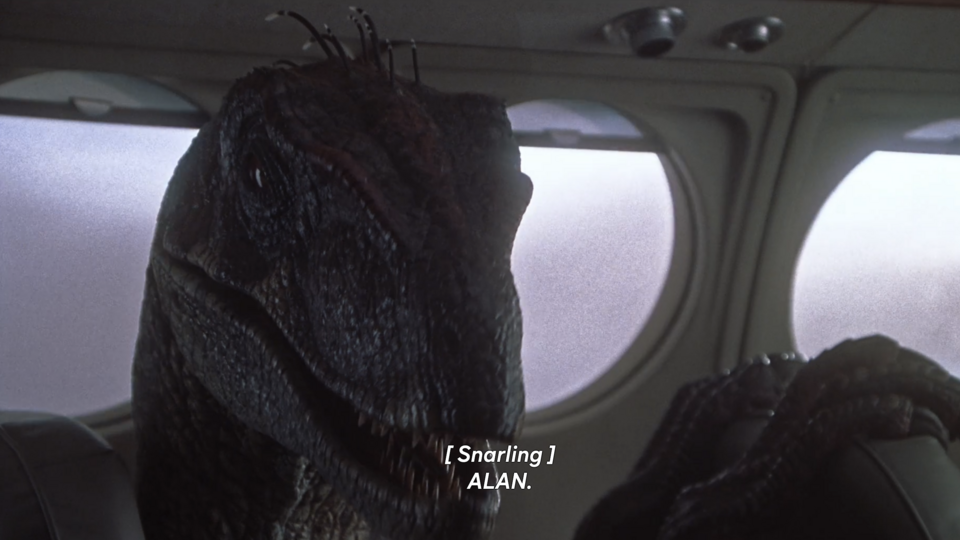 Jurassic Park 3 Talking Raptor