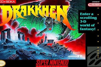 Drakkhen SNES Box Art