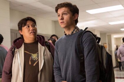 Spider-Man Peter Parker and Ned