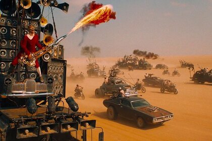 Mad Max: Fury Road flaming guitar guy