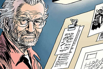 Joe Kubert Self-Portrait