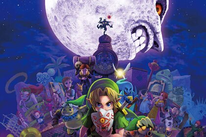 The Legend of Zelda Majoras Mask Moon poster