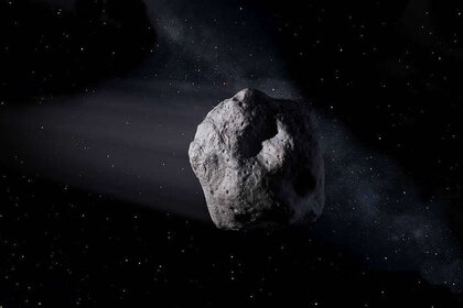 NASA image of a near-Earth asteroid