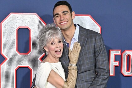 Rita Moreno and grandson