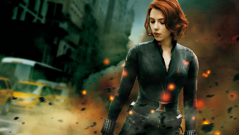 Black Widow kicks ass (while tied to a chair!) in 1st Avengers clip ...