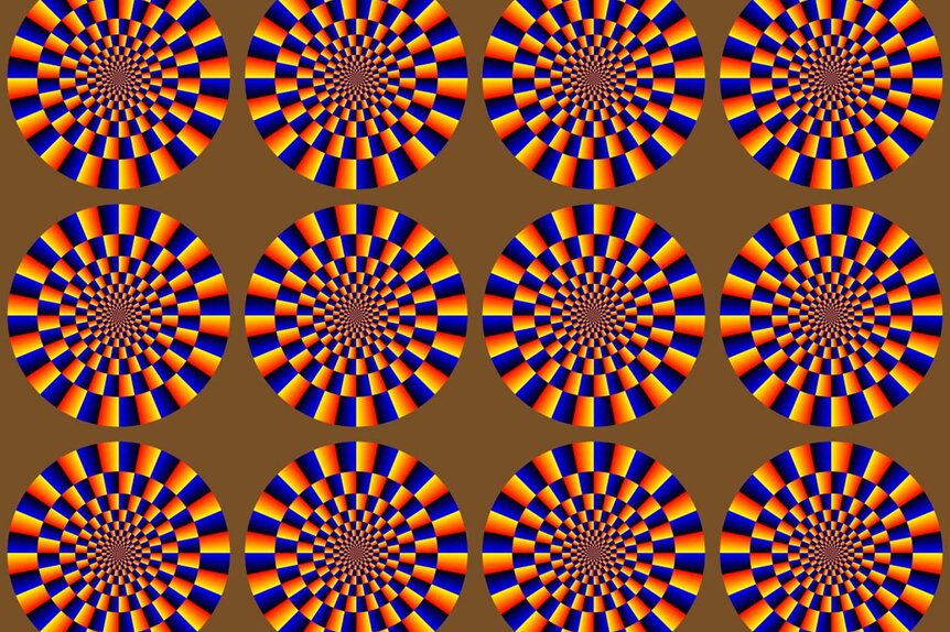 The spinning girl illusion but with some lines to help you change the  direction she is spinning. : r/oddlysatisfying