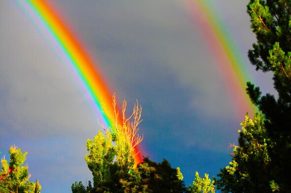 nasa double circle rainbow