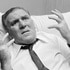 Peter Jenson (William Bendix) speaks with his hands on psychiatrist's couch on Westinghouse Desilu Playhouse