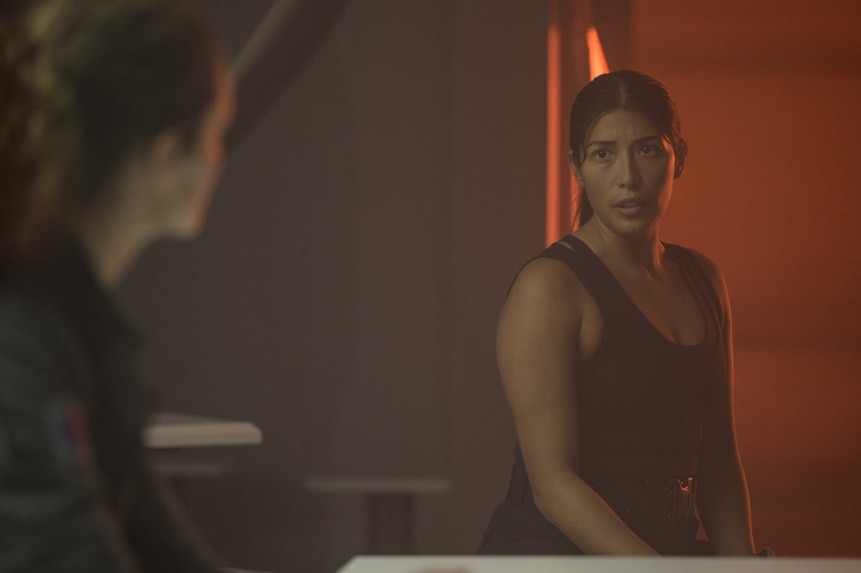 Kimi (Diana Bermudez) appears in The Ark Episode 202.