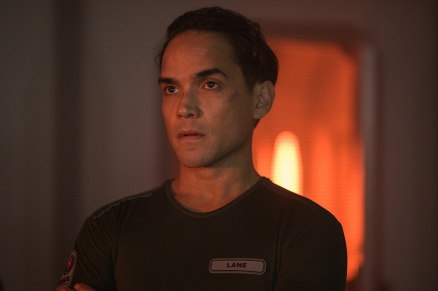 Lt. Spencer Lane (Reece Ritchie) appears in The Ark Episode 202.