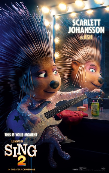 Sing 2 Ash Porcupine Poster 