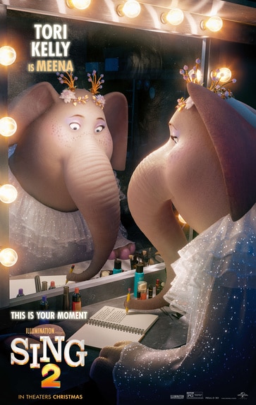 Sing 2 Meena Elephant Poster