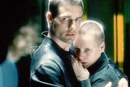 Tom Cruise and Samantha Morton in Minority Report (2002)