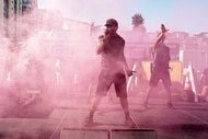 Sisqó performs at Peacock's Twisted Metal activation at SDCC 2023