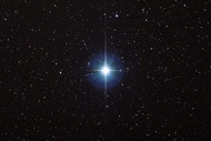 The star Vega, one of the brightest in the sky, shines a sharp blue so distinctive it’s noticeable by eye. Credit: Stephan Rahn via the University of Colorado (CC0 1.0 Universal (CC0 1.0))