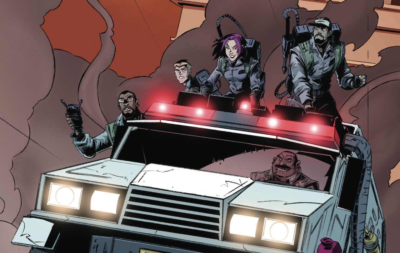 Exclusive preview: Blast into the future with a new crew in Ghostbusters:  IDW 20/20