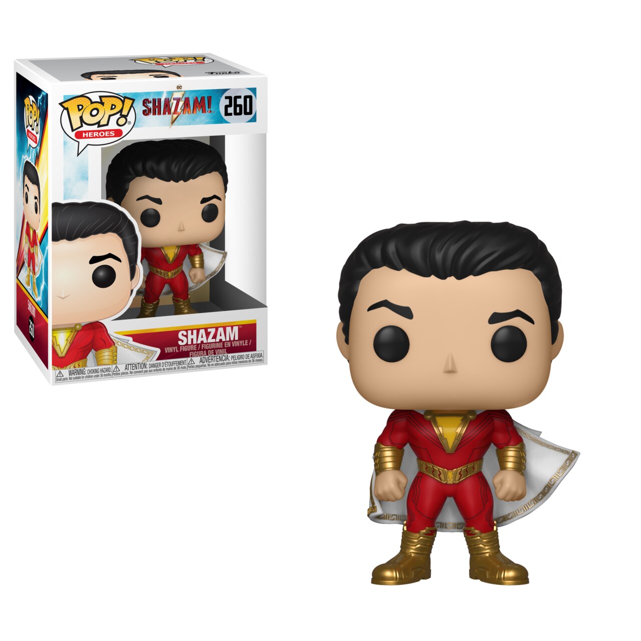 Shazam Funko Pop signed by Zachary Levi (Yellow Paint Pen) - Fanboy Expo  Store